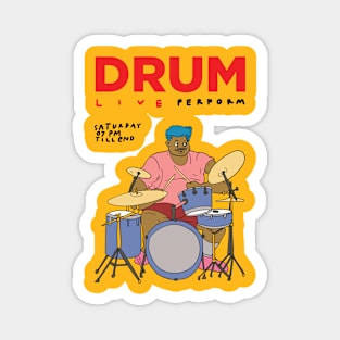 Drum live Magnet