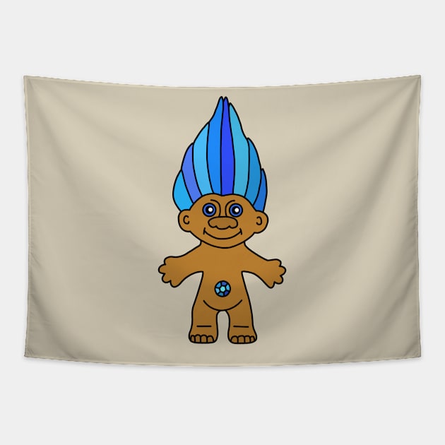 Blue Troll Tapestry by Eclipse in Flames