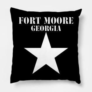 Fort Moore Georgia with White Star X 300 Pillow