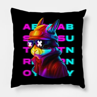 astro bunny Pillow