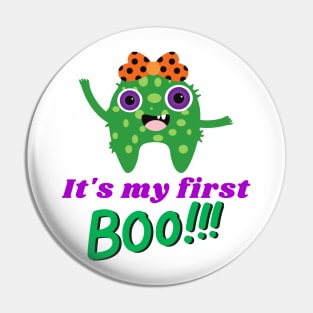 It's my first Halloween Pin