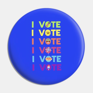 I Vote Pin