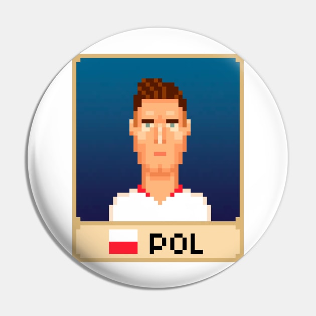 Lewandowski Pin by PixelFaces