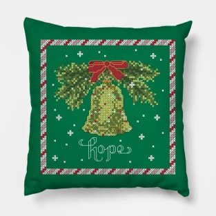 Festive Holiday Hope Pillow