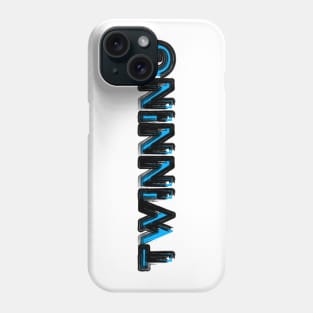 Twinning Light Blue Phone Case