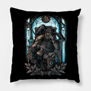 Odin Valhalla Norse Pagan Viking Mythology Pillow