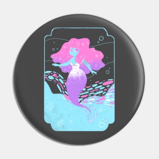 Tie-Dye Mermaid Pin