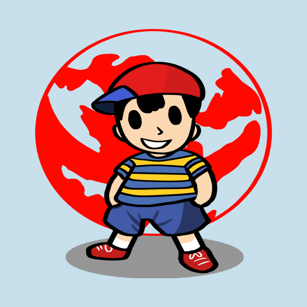 Earthbound Ness by ThatNoobArtist