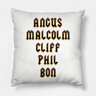 Heavy Rock Legends Pillow