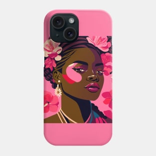 Cayenne flower lady Phone Case