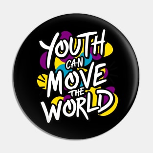 Youth Can Move the World - Baha'i Faith Pin