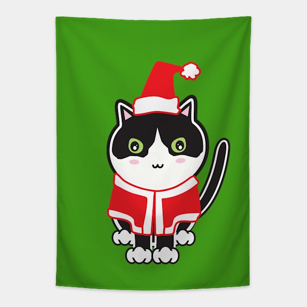 Santa Claws Tapestry by KimonoKat