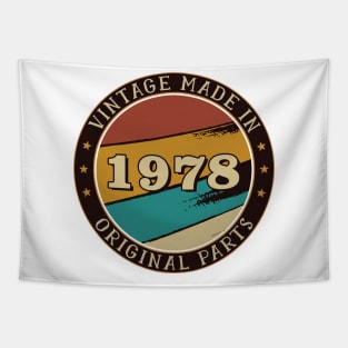 Vintage Made In 1978 Original Parts Tapestry