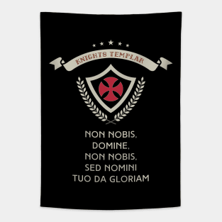 ✙ Knights Templar ✙ Crusader Christian Warrior Epic Honor Valor Insignia Tapestry