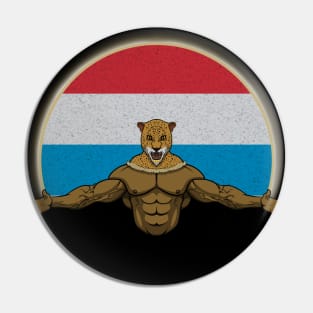 Cheetah Luxembourg Pin