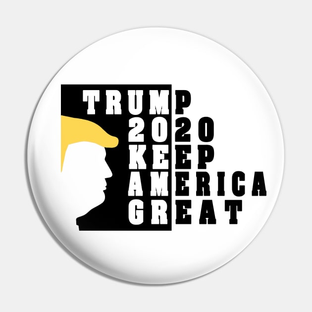 Trump 2020 Keep America Great Pin by BaronBoutiquesStore