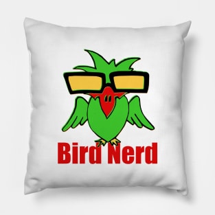 Bird Nerd Pillow