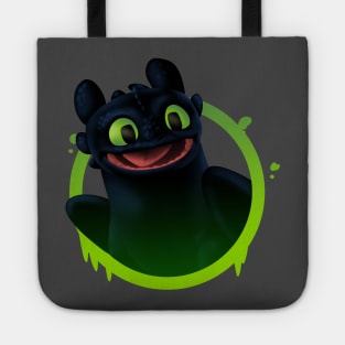 Happy Toothless Dragon Tote