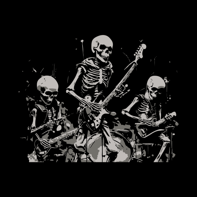 Skeletons rock and roll by lkn