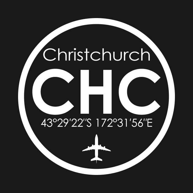 CHC, Christchurch International Airport by Fly Buy Wear