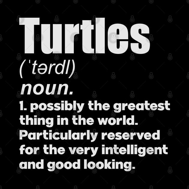 Turtle pet lover gifts definition by SerenityByAlex