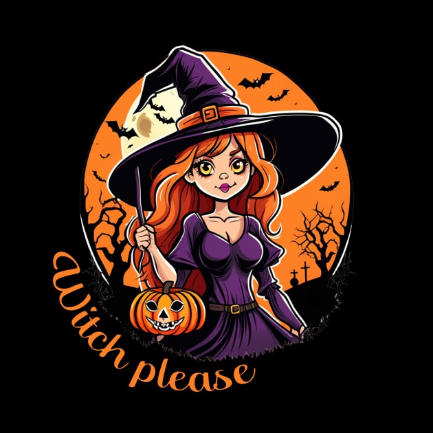 Witch please sassy halloween design by Edgi