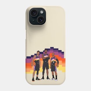 Phoenix Basketball Big 3 City Jersey Booker Ayton Paul Phone Case