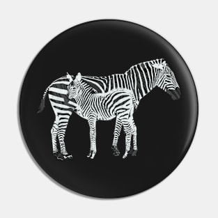 Zebras Pin