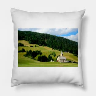 The Church of San Vito di Braies Pillow