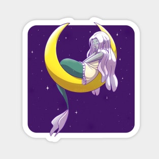 Moon maid Magnet