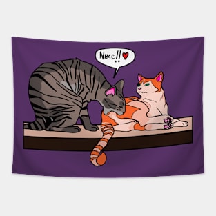 Tempting Cat Tail Tapestry