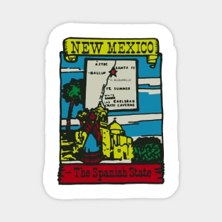 Vintage New Mexico Decal Magnet