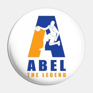 Abel Player Basketball Your Name The Legend Pin