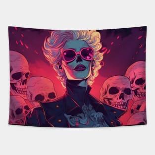 Muerta Day Of The Dead Tapestry