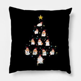 Funny Hamster Christmas Tree Pillow