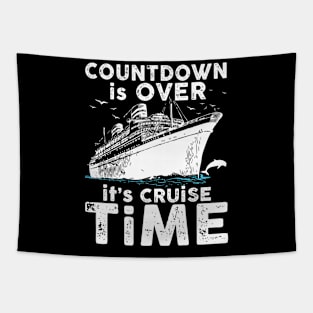 Countdown Is Over It's Cruise Time - Cruising Lover Cruiser Tapestry