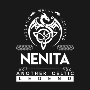 Nenita Name T Shirt - Another Celtic Legend Nenita Dragon Gift Item T-Shirt