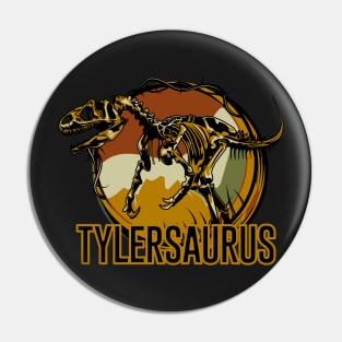 Tylerosaurus Tyler Dinosaur T-Rex Pin