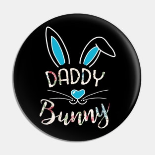 Daddy Bunny T-Shirt Cute Matching Family Easter Pin