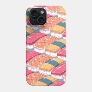 The delecious asian sushi pattern Phone Case