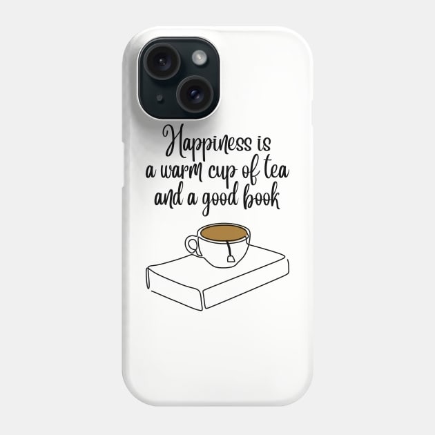 Tea and Books Phone Case by Geeks With Sundries