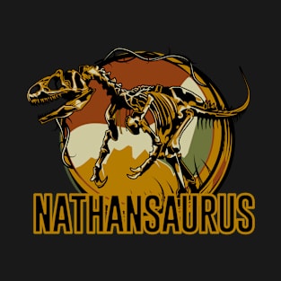 Nathanasaurus Nathan Dinosaur T-Rex T-Shirt