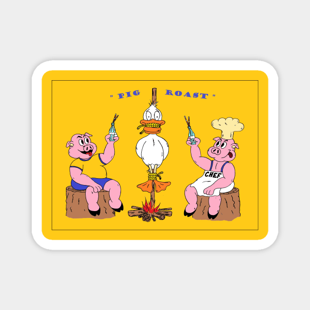 Roasting & Toasting Magnet by KJKlassiks