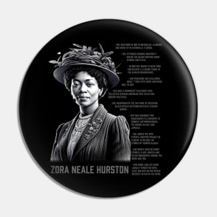 Zora Neale Hurston Pin