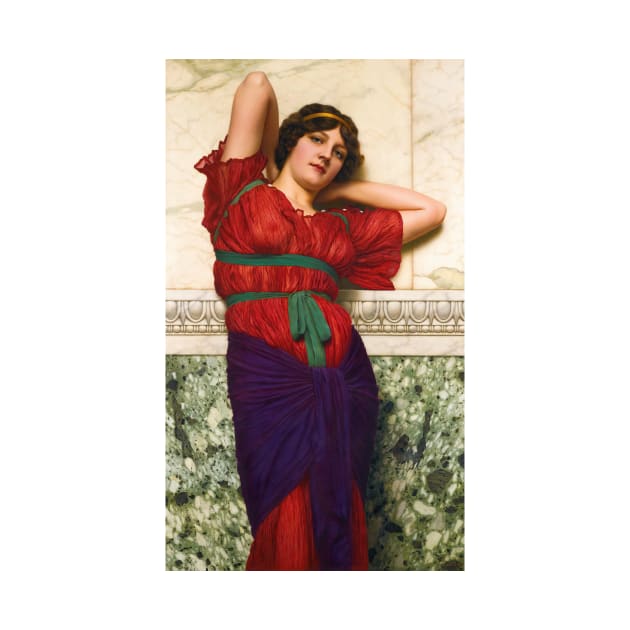 Contemplation by John William Godward by Classic Art Stall