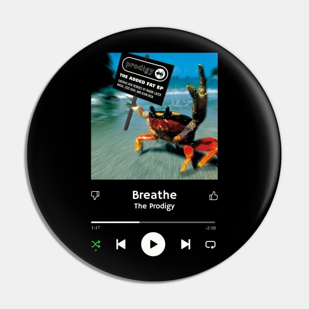 Stereo Music Player - Breathe Pin by Stereo Music