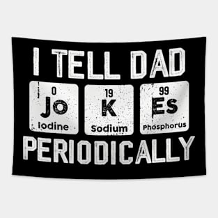 Vintage I Tell Dad Jokes Periodically Tapestry