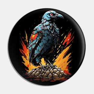 Raven Strong Pin