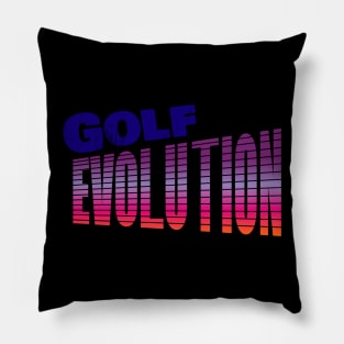 golf evolution retro Pillow