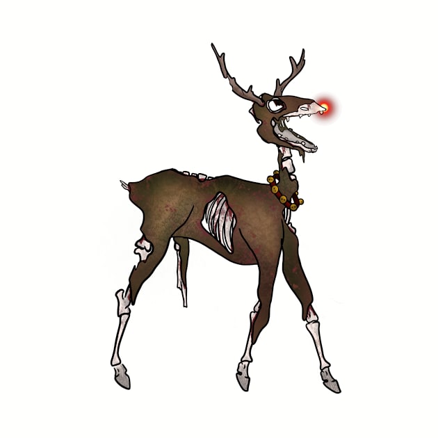 Rudolph reindeer by drew.art